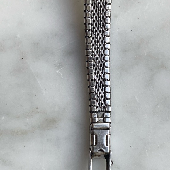 Vintage Seiko Tank Watch Petite Mechanical Watch Women Silver 11-3210 - Picture 10 of 10